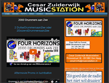 Tablet Screenshot of musicstation.nl